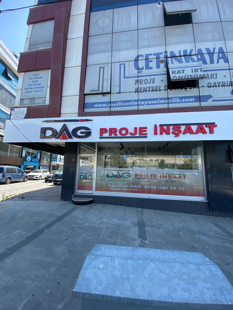 DAĞ Proje İnşaat — Cephe Tabela