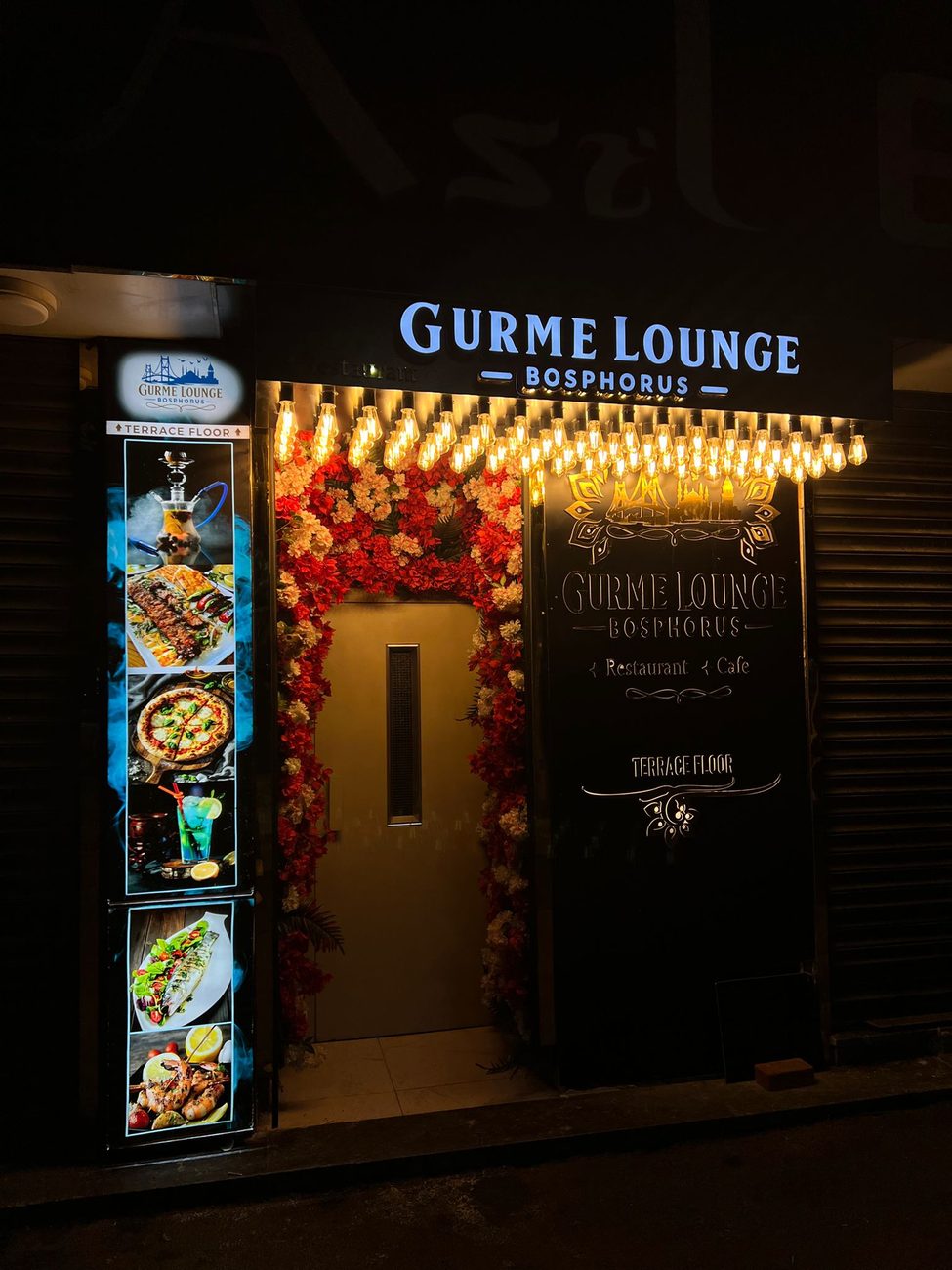 Gurme Lounge — Menü Işık Kutuları